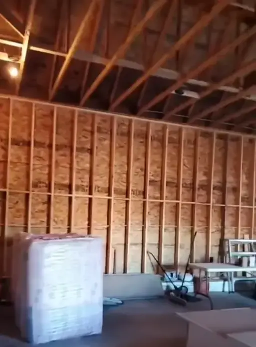 Controlled demolition of exterior structure with proper safety measures