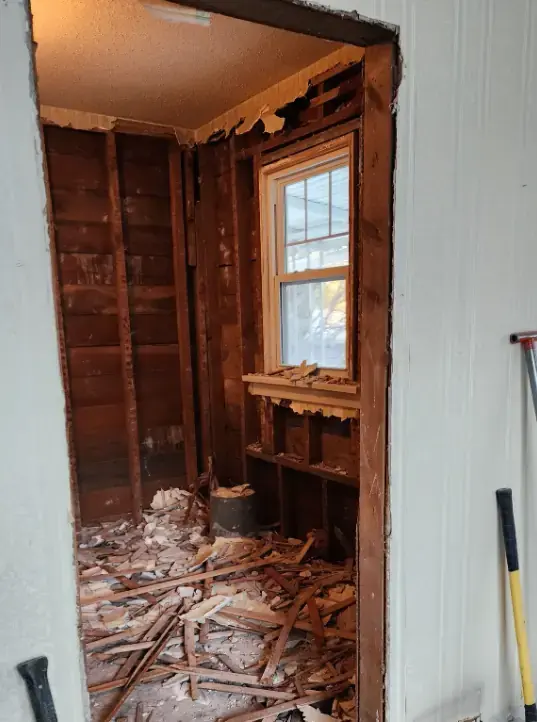 Efficient demolition and debris removal creating clean slate for renovation