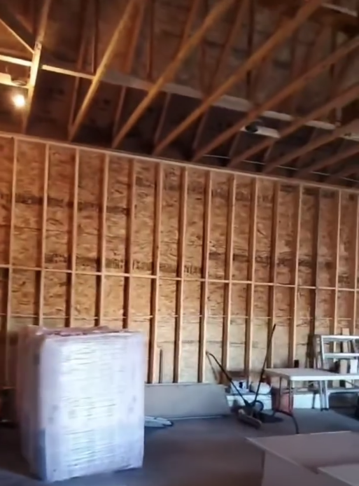 Controlled demolition of exterior structure with proper safety measures